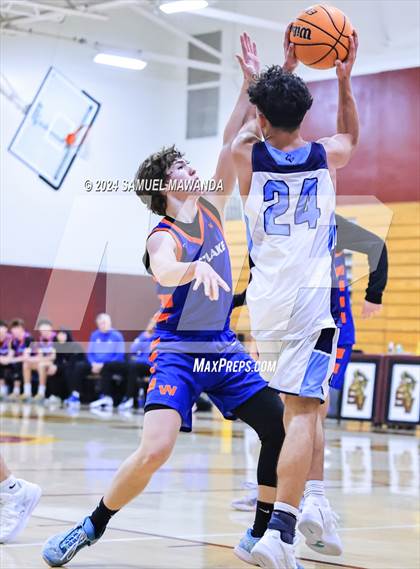 Thumbnail 1 in Westlake vs Crescenta Valley (Annual Bob Hawking Simi Valley Tip-Off Classic) photogallery.