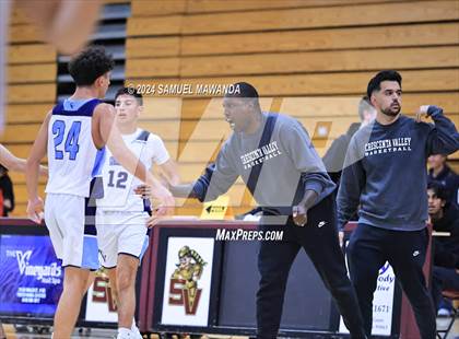 Thumbnail 2 in Westlake vs Crescenta Valley (Annual Bob Hawking Simi Valley Tip-Off Classic) photogallery.