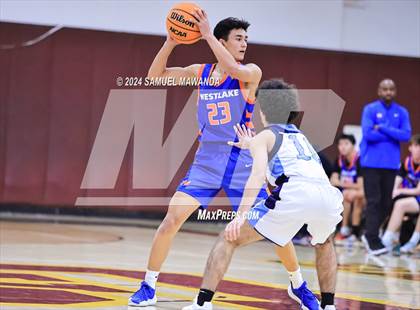 Thumbnail 2 in Westlake vs Crescenta Valley (Annual Bob Hawking Simi Valley Tip-Off Classic) photogallery.