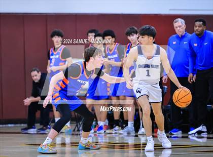 Thumbnail 3 in Westlake vs Crescenta Valley (Annual Bob Hawking Simi Valley Tip-Off Classic) photogallery.