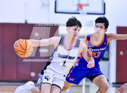Thumbnail 3 in Westlake vs Crescenta Valley (Annual Bob Hawking Simi Valley Tip-Off Classic) photogallery.
