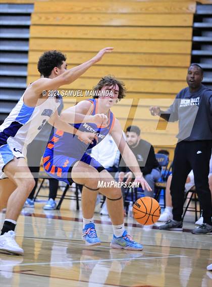 Thumbnail 1 in Westlake vs Crescenta Valley (Annual Bob Hawking Simi Valley Tip-Off Classic) photogallery.