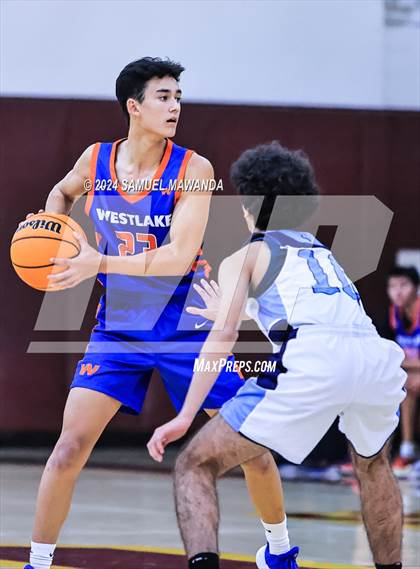 Thumbnail 1 in Westlake vs Crescenta Valley (Annual Bob Hawking Simi Valley Tip-Off Classic) photogallery.