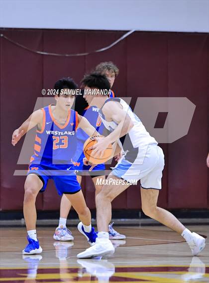 Thumbnail 2 in Westlake vs Crescenta Valley (Annual Bob Hawking Simi Valley Tip-Off Classic) photogallery.