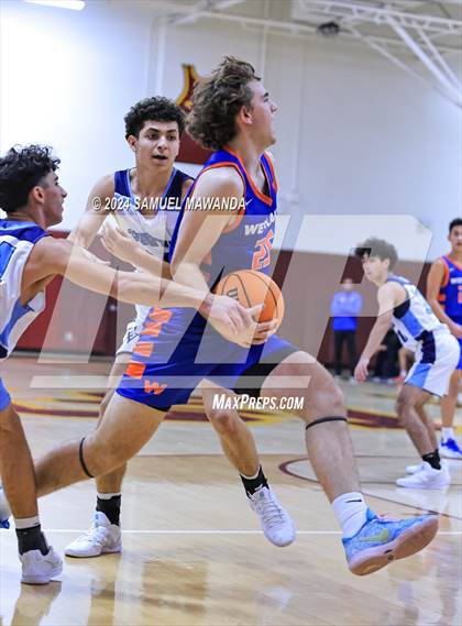 Thumbnail 1 in Westlake vs Crescenta Valley (Annual Bob Hawking Simi Valley Tip-Off Classic) photogallery.