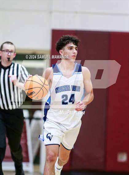 Thumbnail 2 in Westlake vs Crescenta Valley (Annual Bob Hawking Simi Valley Tip-Off Classic) photogallery.
