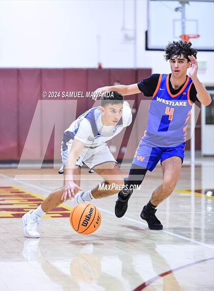 Thumbnail 1 in Westlake vs Crescenta Valley (Annual Bob Hawking Simi Valley Tip-Off Classic) photogallery.