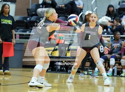 Thumbnail 2 in Forney vs Princeton (Raising Cane's Volleyball Showcase) photogallery.