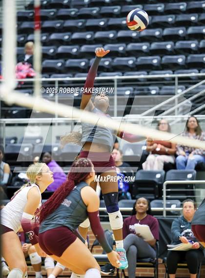Thumbnail 2 in Forney vs Princeton (Raising Cane's Volleyball Showcase) photogallery.