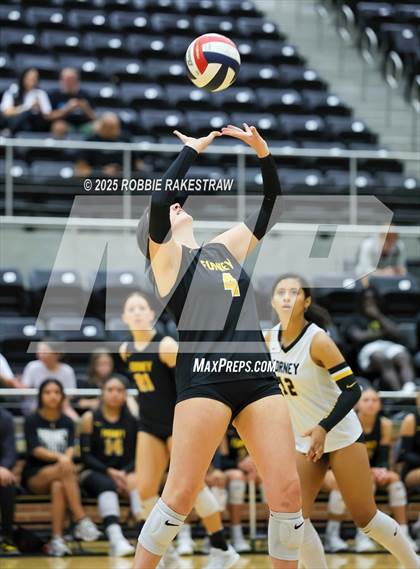 Thumbnail 1 in Forney vs Princeton (Raising Cane's Volleyball Showcase) photogallery.