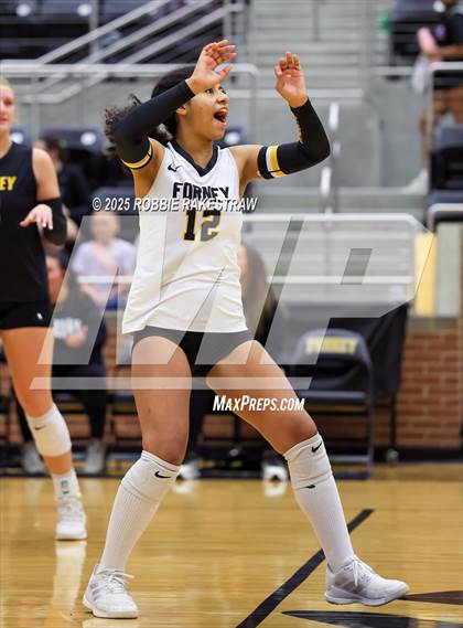 Thumbnail 3 in Forney vs Princeton (Raising Cane's Volleyball Showcase) photogallery.