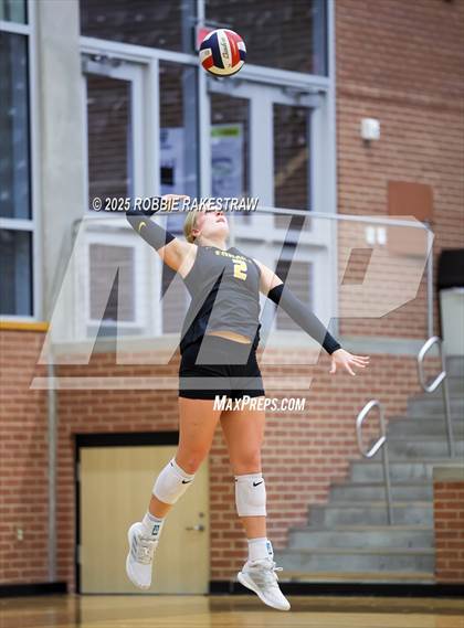 Thumbnail 1 in Forney vs Princeton (Raising Cane's Volleyball Showcase) photogallery.