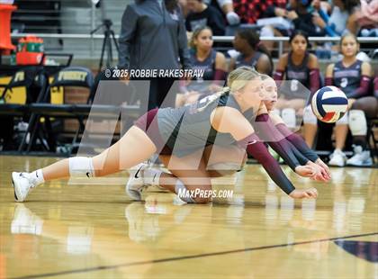 Thumbnail 2 in Forney vs Princeton (Raising Cane's Volleyball Showcase) photogallery.