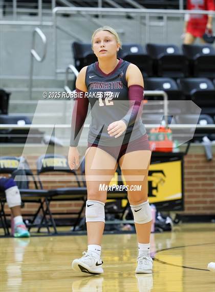 Thumbnail 1 in Forney vs Princeton (Raising Cane's Volleyball Showcase) photogallery.