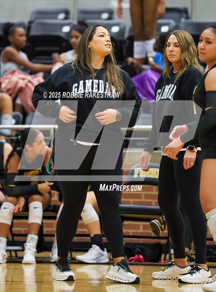 Thumbnail 1 in Forney vs Princeton (Raising Cane's Volleyball Showcase) photogallery.