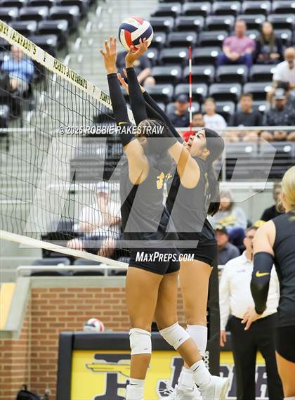 Thumbnail 2 in Forney vs Princeton (Raising Cane's Volleyball Showcase) photogallery.