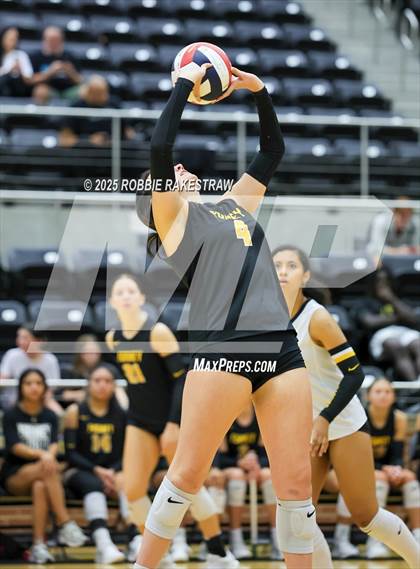 Thumbnail 2 in Forney vs Princeton (Raising Cane's Volleyball Showcase) photogallery.