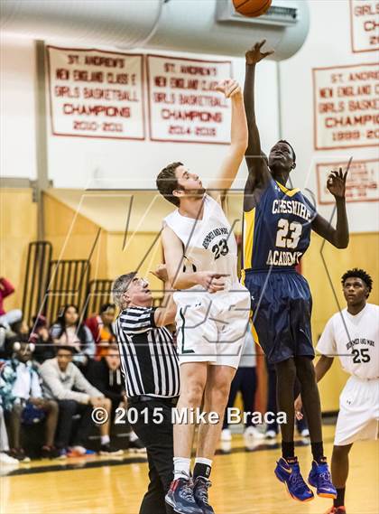 Thumbnail 2 in Cheshire Academy vs Brimmer & May (St Andrew's Holiday Classic) photogallery.