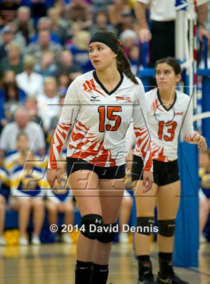 Thumbnail 3 in Woodlake @ Bakersfield Christian (CIF CS D3 Semifinals) photogallery.