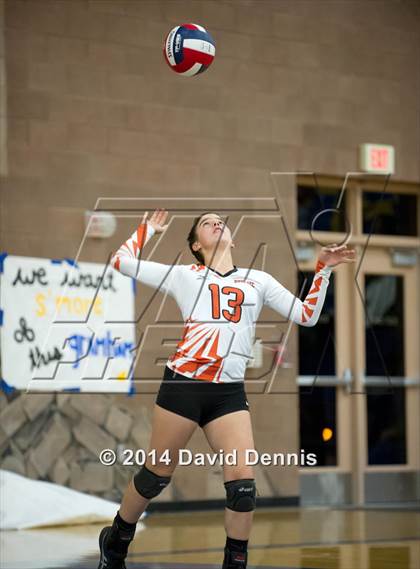 Thumbnail 3 in Woodlake @ Bakersfield Christian (CIF CS D3 Semifinals) photogallery.