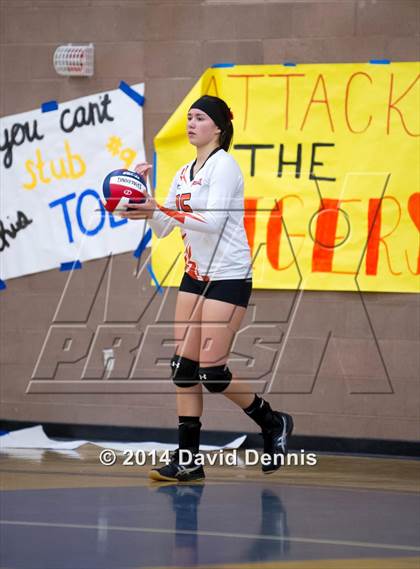 Thumbnail 2 in Woodlake @ Bakersfield Christian (CIF CS D3 Semifinals) photogallery.