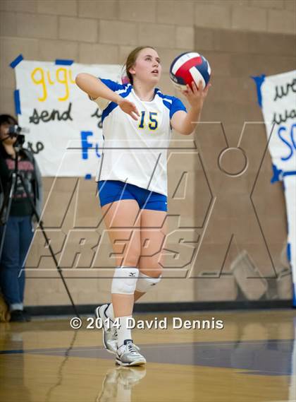 Thumbnail 3 in Woodlake @ Bakersfield Christian (CIF CS D3 Semifinals) photogallery.