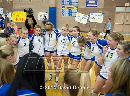 Thumbnail 3 in Woodlake @ Bakersfield Christian (CIF CS D3 Semifinals) photogallery.