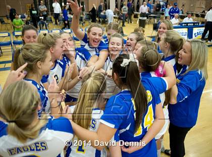 Thumbnail 3 in Woodlake @ Bakersfield Christian (CIF CS D3 Semifinals) photogallery.