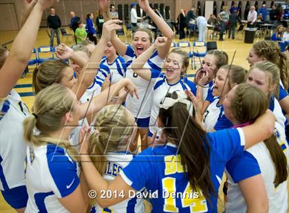 Thumbnail 2 in Woodlake @ Bakersfield Christian (CIF CS D3 Semifinals) photogallery.