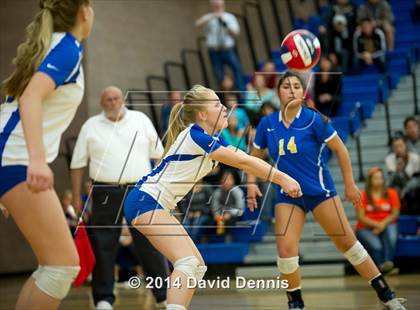 Thumbnail 3 in Woodlake @ Bakersfield Christian (CIF CS D3 Semifinals) photogallery.