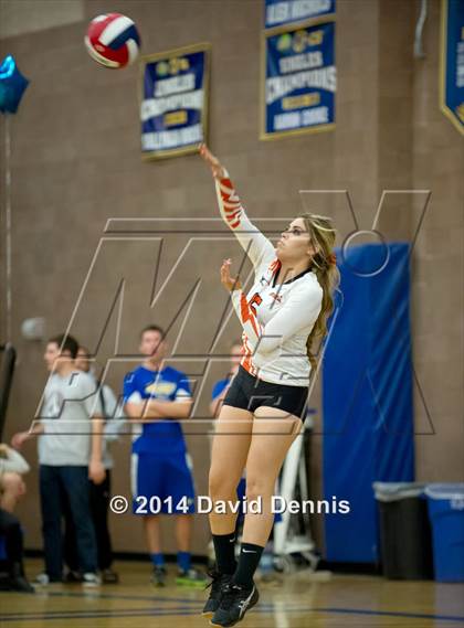 Thumbnail 1 in Woodlake @ Bakersfield Christian (CIF CS D3 Semifinals) photogallery.