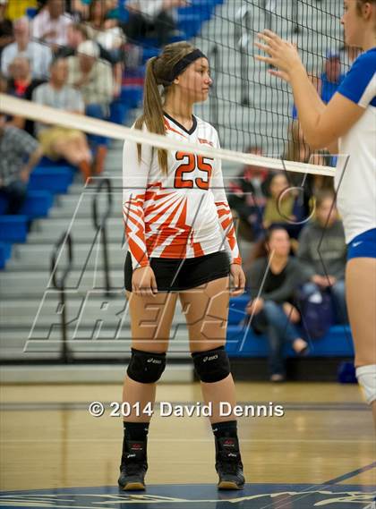 Thumbnail 1 in Woodlake @ Bakersfield Christian (CIF CS D3 Semifinals) photogallery.