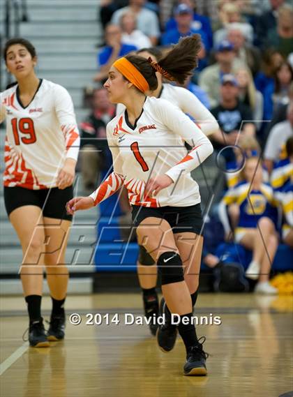 Thumbnail 2 in Woodlake @ Bakersfield Christian (CIF CS D3 Semifinals) photogallery.