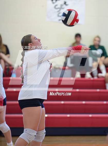 Thumbnail 2 in Eastland vs Rising Star (Eastland Volleyball Showdown 2025) photogallery.