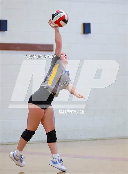 Thumbnail 1 in Eastland vs Rising Star (Eastland Volleyball Showdown 2025) photogallery.