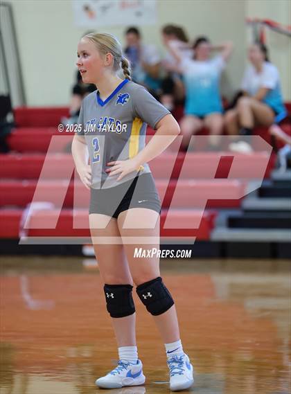 Thumbnail 2 in Eastland vs Rising Star (Eastland Volleyball Showdown 2025) photogallery.