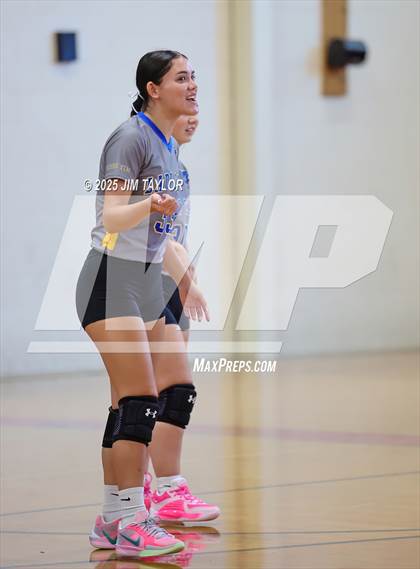 Thumbnail 1 in Eastland vs Rising Star (Eastland Volleyball Showdown 2025) photogallery.