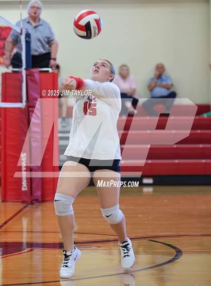 Thumbnail 2 in Eastland vs Rising Star (Eastland Volleyball Showdown 2025) photogallery.