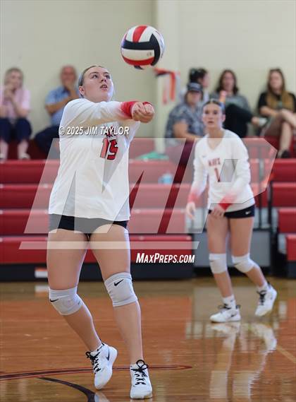 Thumbnail 1 in Eastland vs Rising Star (Eastland Volleyball Showdown 2025) photogallery.