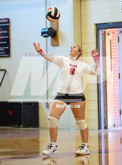 Thumbnail 1 in Eastland vs Rising Star (Eastland Volleyball Showdown 2025) photogallery.