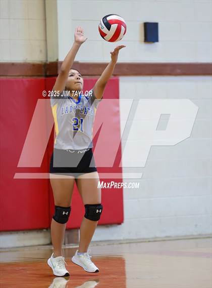 Thumbnail 1 in Eastland vs Rising Star (Eastland Volleyball Showdown 2025) photogallery.