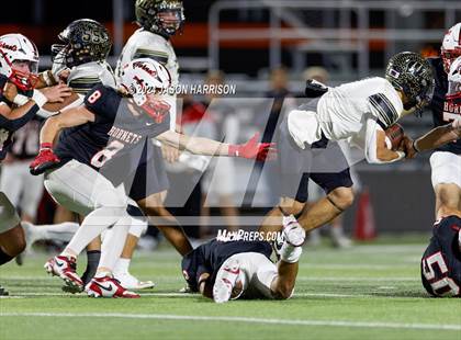 Thumbnail 2 in Muenster vs. Wheeler (UIL Football 2A Region 2 Area) photogallery.