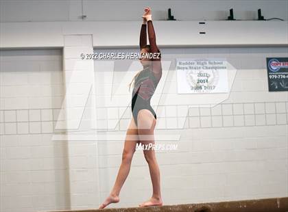 Thumbnail 3 in Texas High School Gymnastics Coaches Association Region II Championship (Balance Beam) photogallery.