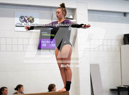 Thumbnail 2 in Texas High School Gymnastics Coaches Association Region II Championship (Balance Beam) photogallery.