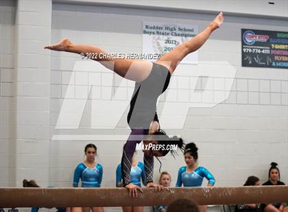 Thumbnail 1 in Texas High School Gymnastics Coaches Association Region II Championship (Balance Beam) photogallery.