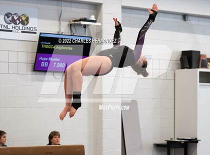 Thumbnail 1 in Texas High School Gymnastics Coaches Association Region II Championship (Balance Beam) photogallery.