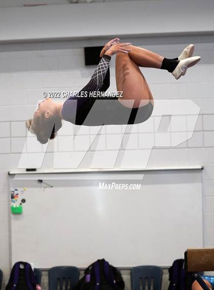 Thumbnail 2 in Texas High School Gymnastics Coaches Association Region II Championship (Balance Beam) photogallery.