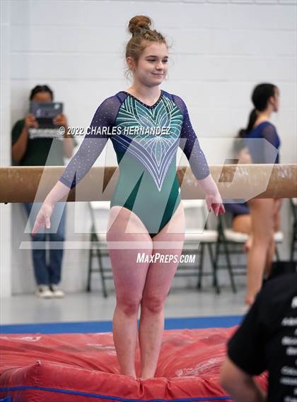 Thumbnail 1 in Texas High School Gymnastics Coaches Association Region II Championship (Balance Beam) photogallery.