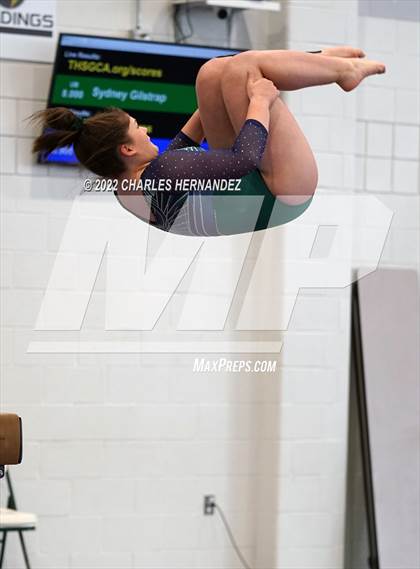 Thumbnail 2 in Texas High School Gymnastics Coaches Association Region II Championship (Balance Beam) photogallery.