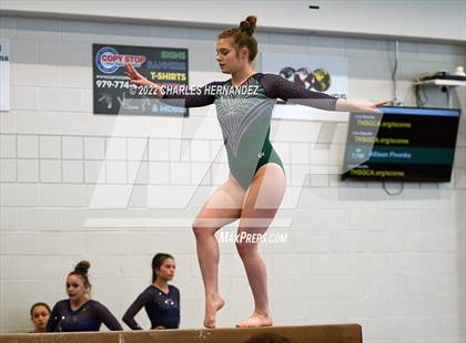 Thumbnail 2 in Texas High School Gymnastics Coaches Association Region II Championship (Balance Beam) photogallery.